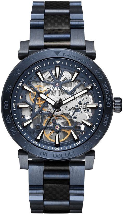 front michael kors horloge halo mk9036|Men's Michael Kors Greer Skeleton Automatic Watch MK9036.